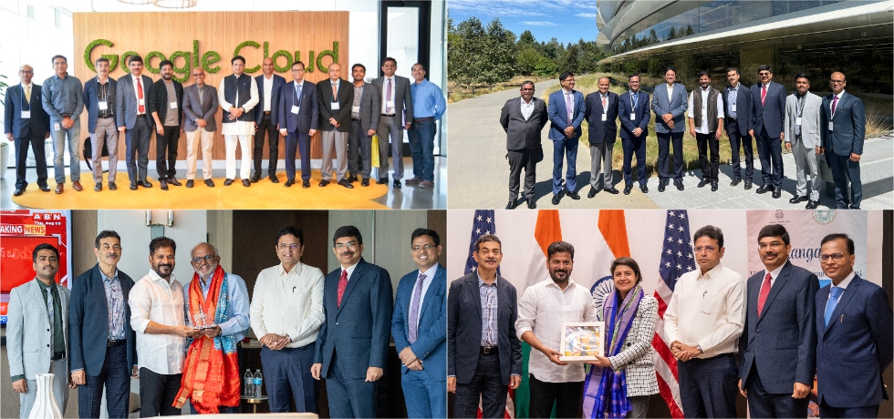 Visit of Hon'ble Chief Minister of Telangana (07-10 August 2024) : Visits to Google; Apple Park; Meetings with Adobe & Open AI